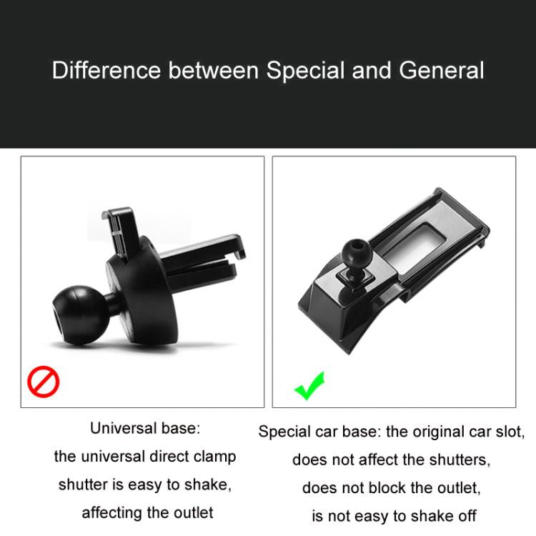 For Land Rover Left Driving Car Special Mobile Phone Navigation Bracket Base, Model: 23-24 Range Rover Executive/Range Rover Sport - Special Car Holders by buy2fix | Online Shopping UK | buy2fix