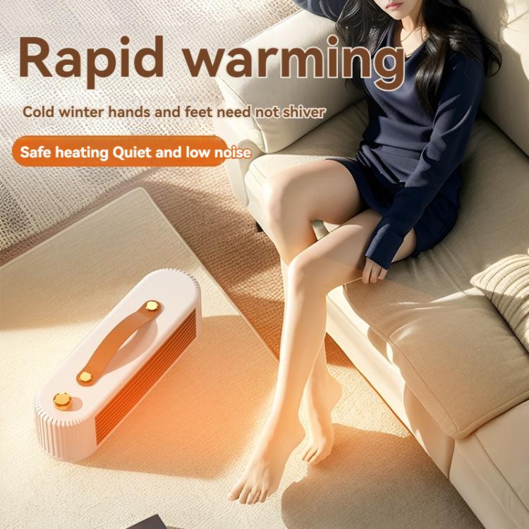 FS007 800W Home Desktop Heater Large Area PTC Heating Device, Spec: EU Plug(Green) - Electric Heaters by buy2fix | Online Shopping UK | buy2fix
