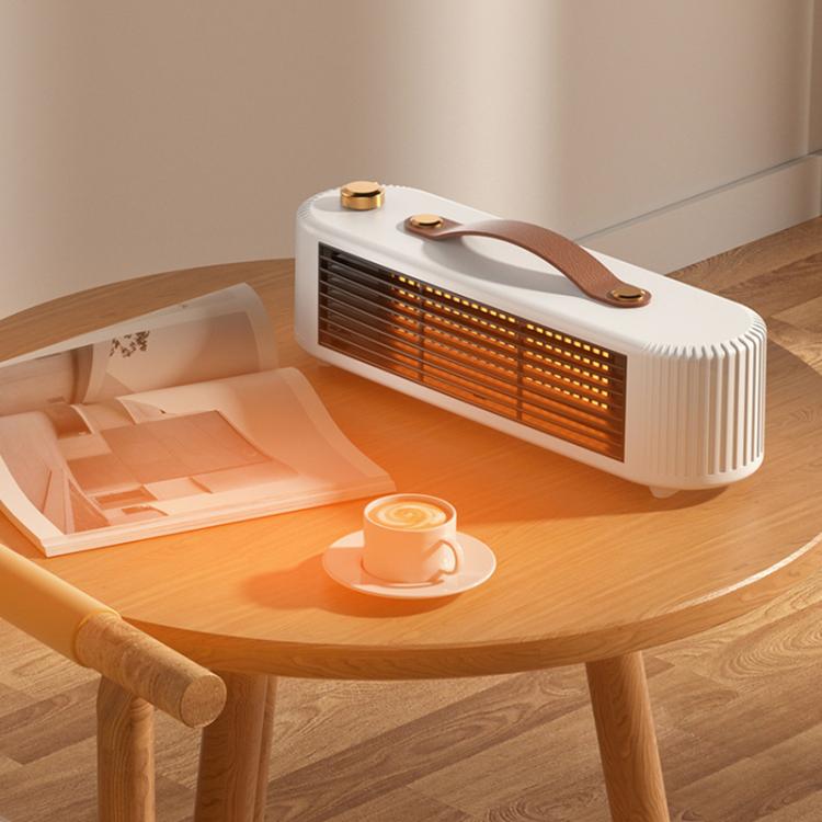 FS007 800W Home Desktop Heater Large Area PTC Heating Device, Spec: EU Plug(Green) - Electric Heaters by buy2fix | Online Shopping UK | buy2fix
