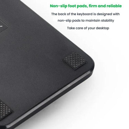 2.4G Dual-Mode Display Digital Keypad Cashier Office Computer Rechargeable Wireless Keyboard - Mini Keyboard by buy2fix | Online Shopping UK | buy2fix