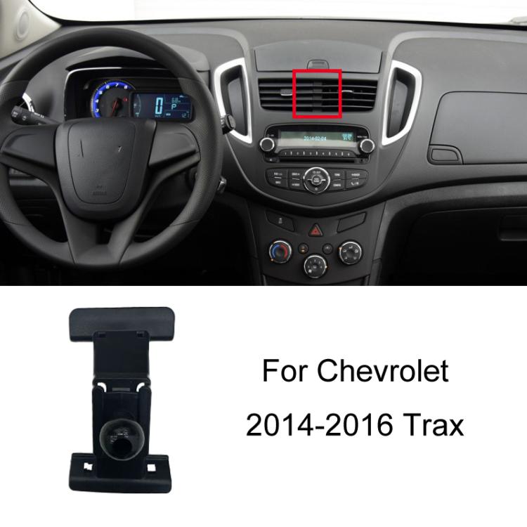 For Chevrolet Left Driving Car Special Mobile Phone Navigation Bracket Base, Model: 14-16 Trax - Special Car Holders by buy2fix | Online Shopping UK | buy2fix