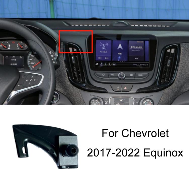 For Chevrolet Left Driving Car Special Mobile Phone Navigation Bracket Base, Model: 17-22 Equinox - Special Car Holders by buy2fix | Online Shopping UK | buy2fix