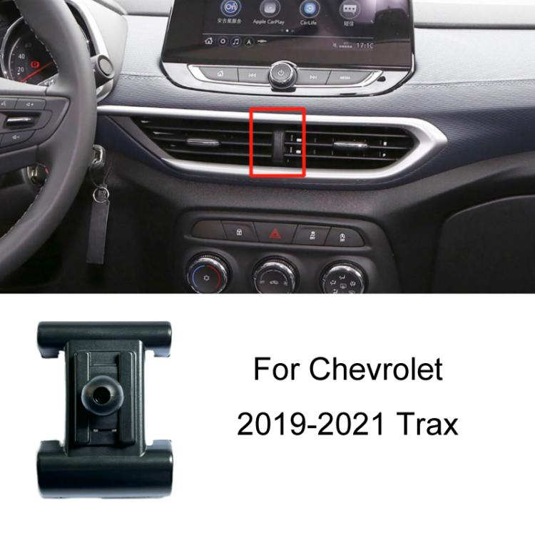 For Chevrolet Left Driving Car Special Mobile Phone Navigation Bracket Base, Model: 19-21 Trax - Special Car Holders by buy2fix | Online Shopping UK | buy2fix