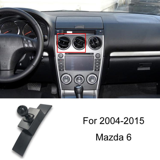 For Mazda Left Driving Car-Mounted Special Mobile Phone Navigation Bracket Base, Model: 04-15 Mazda 6 - Special Car Holders by buy2fix | Online Shopping UK | buy2fix