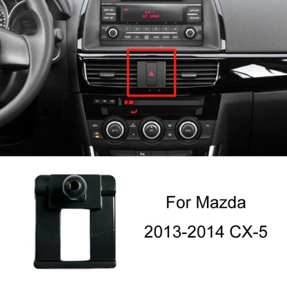 For Mazda Left Driving Car-Mounted Special Mobile Phone Navigation Bracket Base, Model: 13-14 CX-5 - Special Car Holders by buy2fix | Online Shopping UK | buy2fix