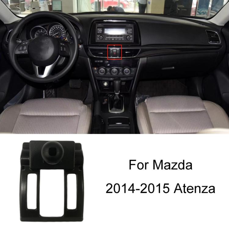 For Mazda Left Driving Car-Mounted Special Mobile Phone Navigation Bracket Base, Model: 14-15 Atenza - Special Car Holders by buy2fix | Online Shopping UK | buy2fix