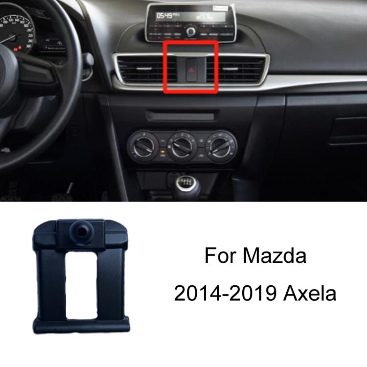 For Mazda Left Driving Car-Mounted Special Mobile Phone Navigation Bracket Base, Model: 14-19 Axela - Special Car Holders by buy2fix | Online Shopping UK | buy2fix