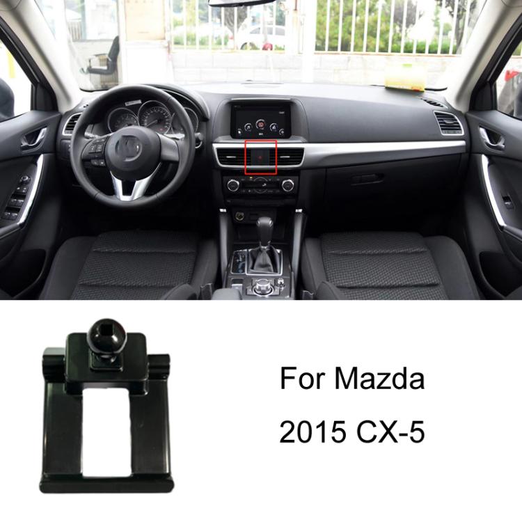 For Mazda Left Driving Car-Mounted Special Mobile Phone Navigation Bracket Base, Model: 15 CX-5 - Special Car Holders by buy2fix | Online Shopping UK | buy2fix