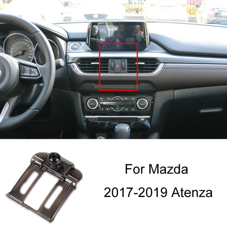 For Mazda Left Driving Car-Mounted Special Mobile Phone Navigation Bracket Base, Model: 17-19 Atenza - Special Car Holders by buy2fix | Online Shopping UK | buy2fix