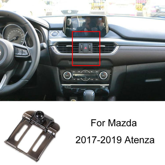 For Mazda Left Driving Car-Mounted Special Mobile Phone Navigation Bracket Base, Model: 17-19 Atenza - Special Car Holders by buy2fix | Online Shopping UK | buy2fix