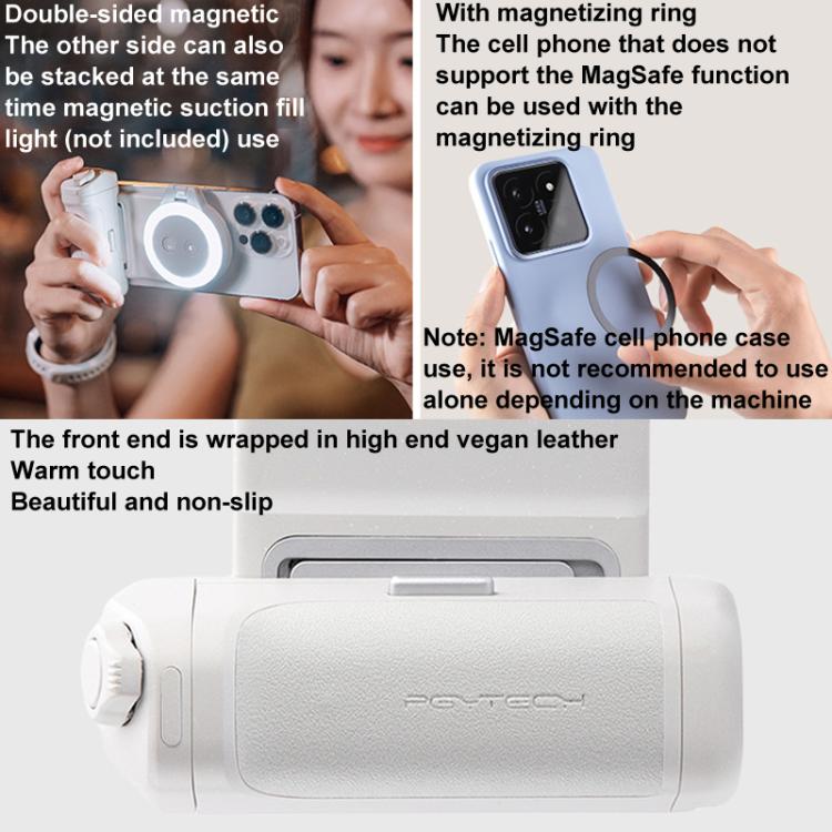 PGYTECH P-PG-005 MagCam Cell Phone Camera Handle Bluetooth Remote Control Camera Aid(Mint Green) - Phone Remote Control by PGYTECH | Online Shopping UK | buy2fix