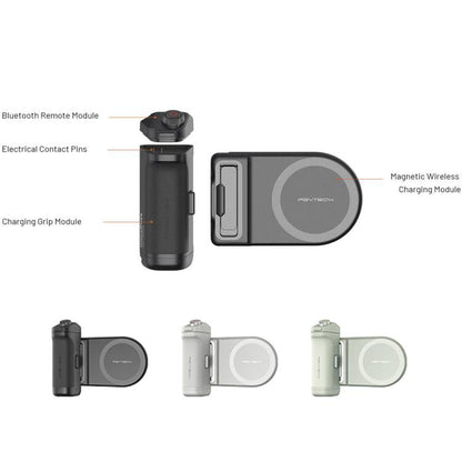 PGYTECH P-PG-005 MagCam Cell Phone Camera Handle Bluetooth Remote Control Camera Aid(Mint Green) - Phone Remote Control by PGYTECH | Online Shopping UK | buy2fix