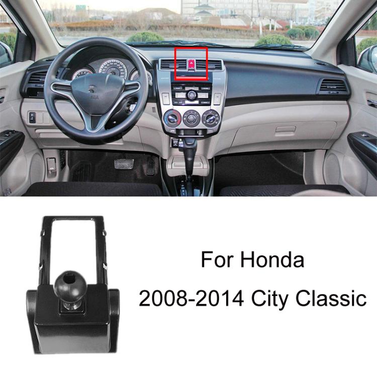 For Honda Left-hand Drive Car-Mounted Mobile Phone Navigation Holder Base, Model: 08-14 City Classic - Special Car Holders by buy2fix | Online Shopping UK | buy2fix