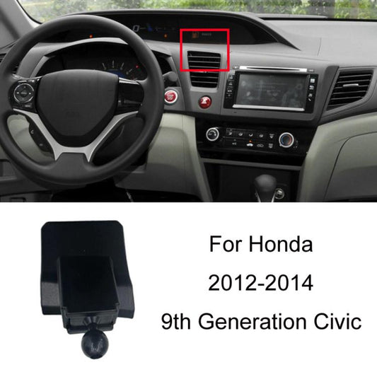For Honda Left-hand Drive Car-Mounted Mobile Phone Navigation Holder Base, Model: 12-14 9th Generation Civic - Special Car Holders by buy2fix | Online Shopping UK | buy2fix