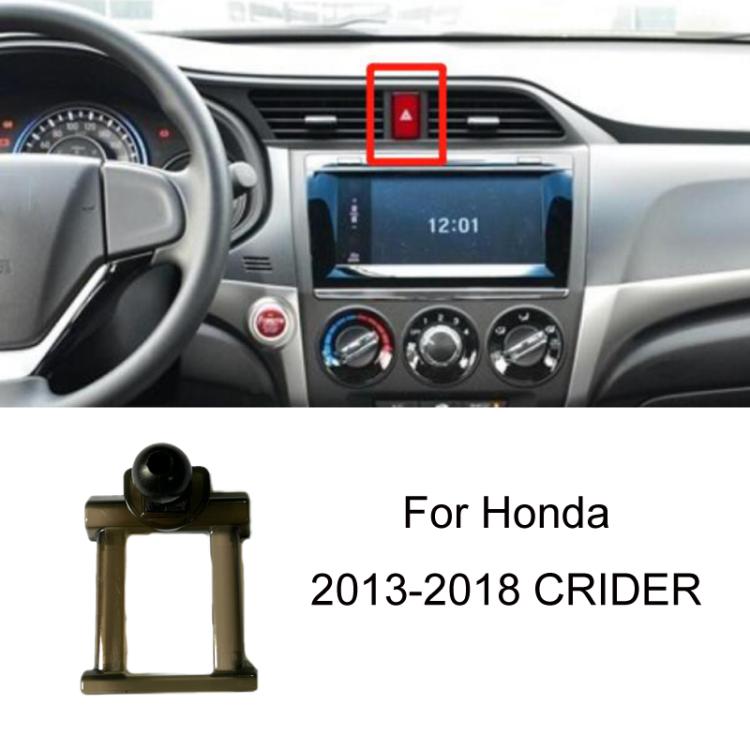 For Honda Left-hand Drive Car-Mounted Mobile Phone Navigation Holder Base, Model: 13-18 CRIDER - Special Car Holders by buy2fix | Online Shopping UK | buy2fix