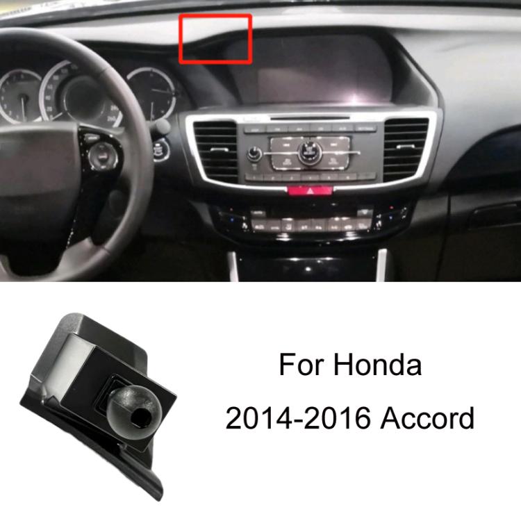 For Honda Left-hand Drive Car-Mounted Mobile Phone Navigation Holder Base, Model: 14-16 Accord - Special Car Holders by buy2fix | Online Shopping UK | buy2fix
