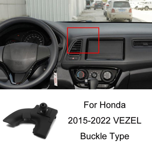 For Honda Left-hand Drive Car-Mounted Mobile Phone Navigation Holder Base, Model: 15-22 VEZEL Buckle - Special Car Holders by buy2fix | Online Shopping UK | buy2fix