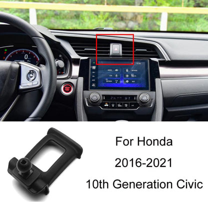 For Honda Left-hand Drive Car-Mounted Mobile Phone Navigation Holder Base, Model: 16-21 10th Generation Civic - Special Car Holders by buy2fix | Online Shopping UK | buy2fix