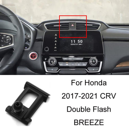 For Honda Left-hand Drive Car-Mounted Mobile Phone Navigation Holder Base, Model: 17-21 CRV Double Flash/BREEZE - Special Car Holders by buy2fix | Online Shopping UK | buy2fix