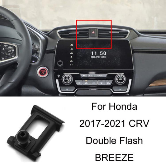 For Honda Left-hand Drive Car-Mounted Mobile Phone Navigation Holder Base, Model: 17-21 CRV Double Flash/BREEZE - Special Car Holders by buy2fix | Online Shopping UK | buy2fix