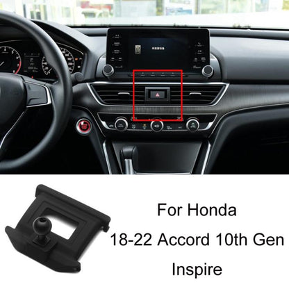 For Honda Left-hand Drive Car-Mounted Mobile Phone Navigation Holder Base, Model: 18-22 Accord 10th Generation/Inspire - Special Car Holders by buy2fix | Online Shopping UK | buy2fix