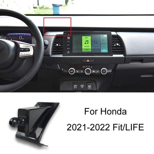 For Honda Left-hand Drive Car-Mounted Mobile Phone Navigation Holder Base, Model: 21-22 Fit/LIFE - Special Car Holders by buy2fix | Online Shopping UK | buy2fix