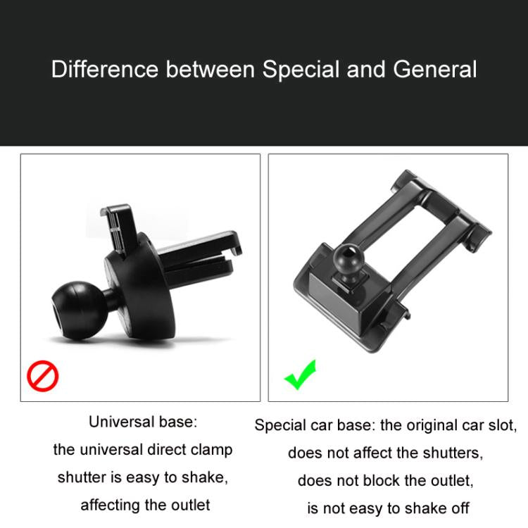 For Ford Left Driving Car Special Mobile Phone Navigation Bracket Base, Model: 19-23 Escape+18-21 Focus - Special Car Holders by buy2fix | Online Shopping UK | buy2fix
