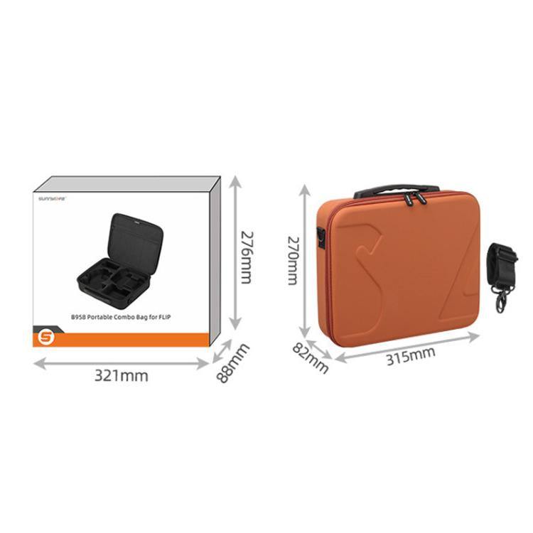 For DJI Flip Sunnylife FP-B958 Storage Bag Vlog Aerial Camera Protective Case Accessory(Black) - Other by Sunnylife | Online Shopping UK | buy2fix