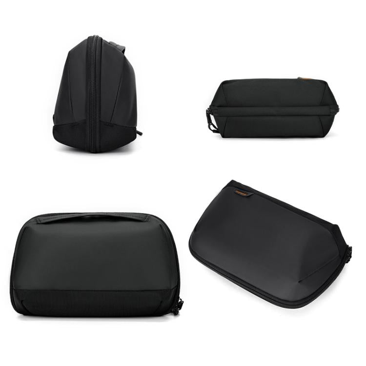 WEPOWER Digital Accessories Storage Bag Waterproof Clutch Travel Case(Black) - Digital Storage Bag by WEPOWER | Online Shopping UK | buy2fix