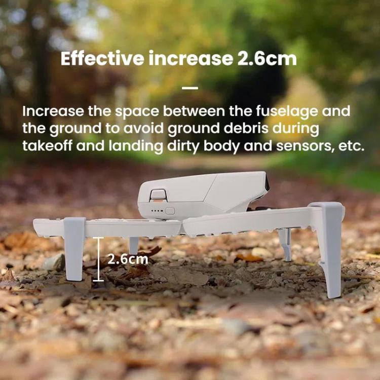 For DJI Flip CQT 4 In 1 Drone Folding Booster Stand Scratch and Wear Resistant Landing Protective Bracket(Black) - Other by CQT | Online Shopping UK | buy2fix