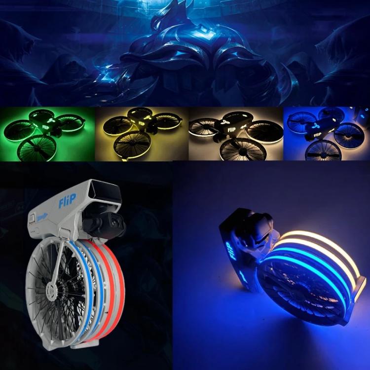 For DJI Flip CQT Drone Light Up Stickers Cool Fuselage Luminous Stickers(Orange) - Other by CQT | Online Shopping UK | buy2fix