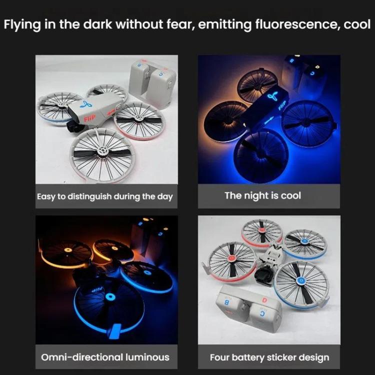 For DJI Flip CQT Drone Light Up Stickers Cool Fuselage Luminous Stickers(Orange) - Other by CQT | Online Shopping UK | buy2fix