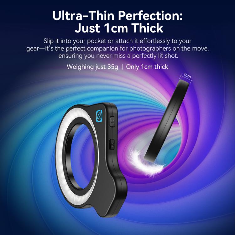 APEXEL APL-FL26 Jewelry Food Still Life Tri-color 9-speed Slim Ring Macro Photography Fill Light - Ring Light by APEXEL | Online Shopping UK | buy2fix