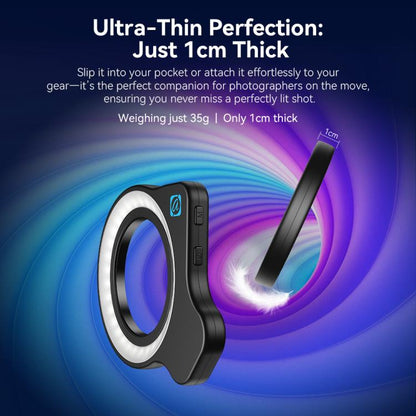 APEXEL APL-FL26 Jewelry Food Still Life Tri-color 9-speed Slim Ring Macro Photography Fill Light - Ring Light by APEXEL | Online Shopping UK | buy2fix
