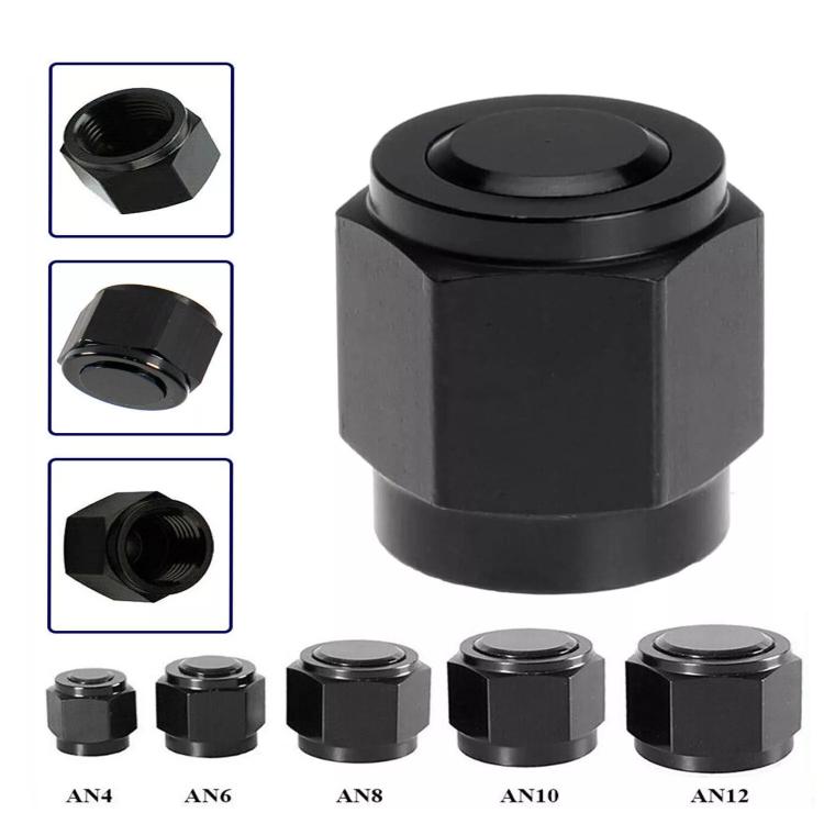 AN4 Oil Pipe Plug Aluminum Alloy Nut Car Modification Adapter - Nuts & Bolts by buy2fix | Online Shopping UK | buy2fix
