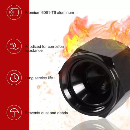 AN4 Oil Pipe Plug Aluminum Alloy Nut Car Modification Adapter - Nuts & Bolts by buy2fix | Online Shopping UK | buy2fix