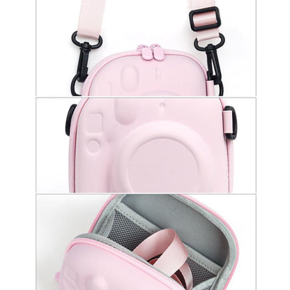 For FUJIFILM Instax Mini7+/8/9/11/12/40 Universal Hard Case Bag EVA Storage Bag(Pink) - Soft Bag by buy2fix | Online Shopping UK | buy2fix