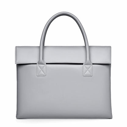 14 inch Laptop Bag Lightweight Laptop Bag Business Simple Handheld Briefcase(Gray) - 14.1 inch by buy2fix | Online Shopping UK | buy2fix