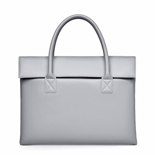 14 inch Laptop Bag Lightweight Laptop Bag Business Simple Handheld Briefcase(Gray) - 14.1 inch by buy2fix | Online Shopping UK | buy2fix
