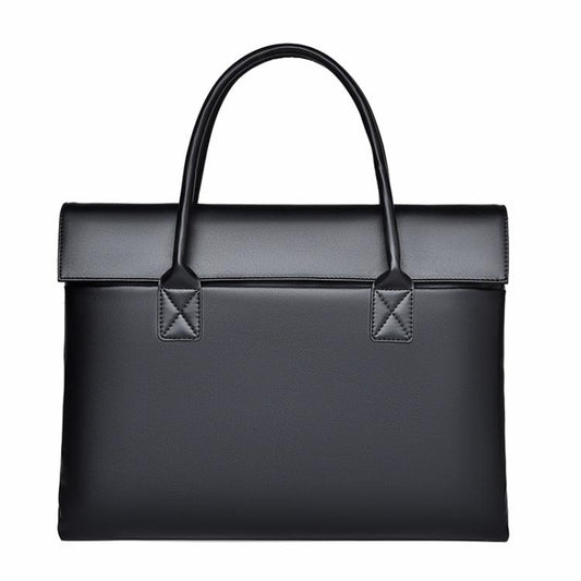 14 inch Laptop Bag Lightweight Laptop Bag Business Simple Handheld Briefcase(Black) - 14.1 inch by buy2fix | Online Shopping UK | buy2fix