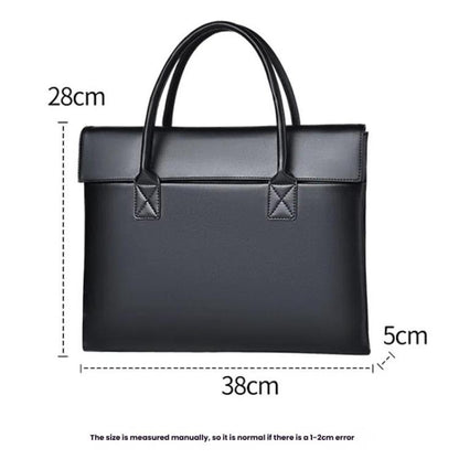 14 inch Laptop Bag Lightweight Laptop Bag Business Simple Handheld Briefcase(Gray) - 14.1 inch by buy2fix | Online Shopping UK | buy2fix