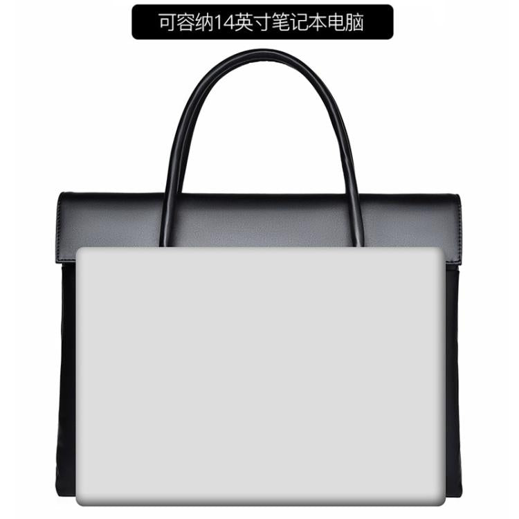 14 inch Laptop Bag Lightweight Laptop Bag Business Simple Handheld Briefcase(Blue) - 14.1 inch by buy2fix | Online Shopping UK | buy2fix
