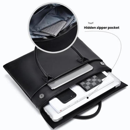 14 inch Laptop Bag Lightweight Laptop Bag Business Simple Handheld Briefcase(Black) - 14.1 inch by buy2fix | Online Shopping UK | buy2fix