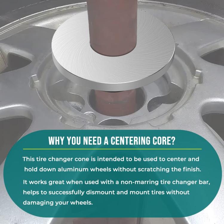 Manual Tire Changing Centering Cone Port Freight Truck Disassembler Tool, Size: Large(Silver) - Wheels Tires & Parts by buy2fix | Online Shopping UK | buy2fix