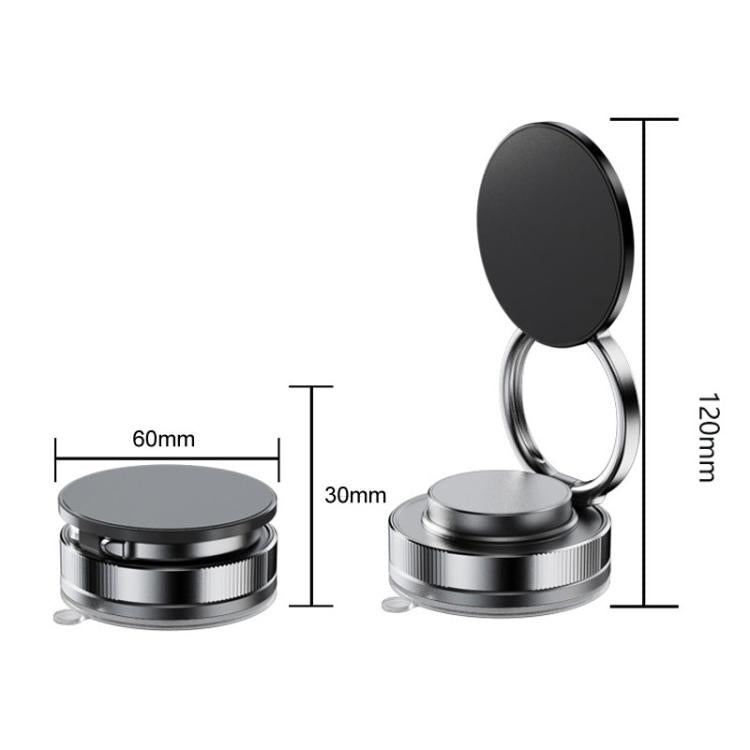 CCT28 Foldable Magnetic Car Cell Phone Navigation Holder(Black) - Universal Car Holders by buy2fix | Online Shopping UK | buy2fix