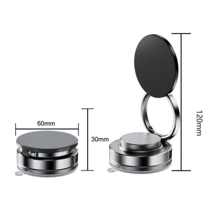 CCT28 Foldable Magnetic Car Cell Phone Navigation Holder(Black) - Universal Car Holders by buy2fix | Online Shopping UK | buy2fix