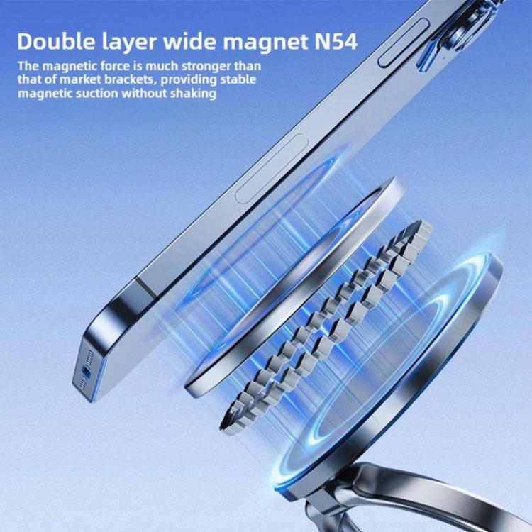 CCT28 Foldable Magnetic Car Cell Phone Navigation Holder(Black) - Universal Car Holders by buy2fix | Online Shopping UK | buy2fix