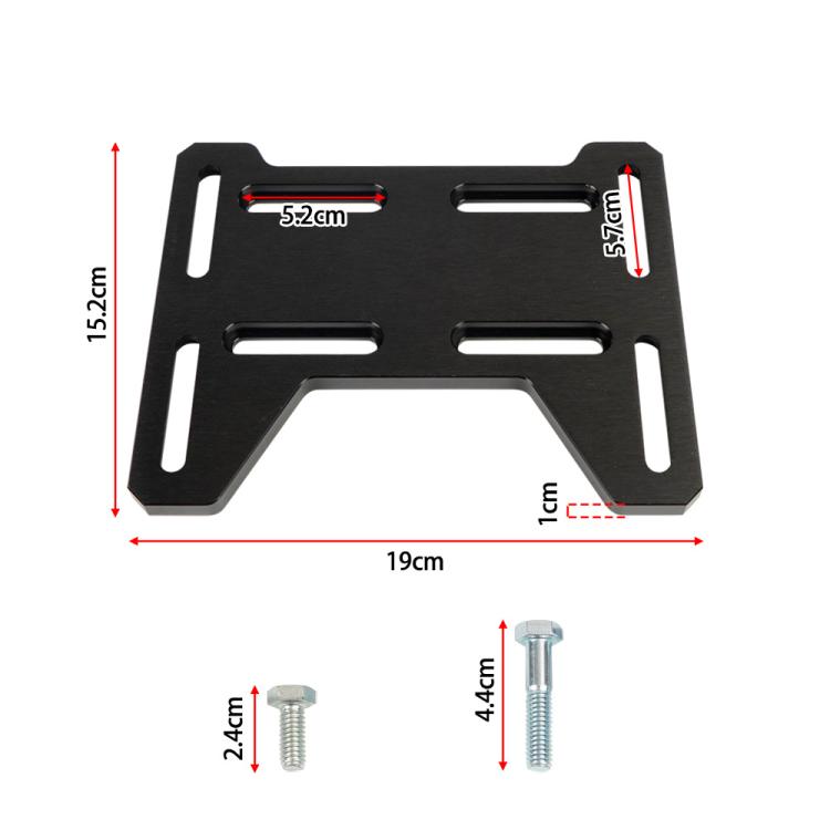 Motor Engine Mount Adapter DB30 Aluminum Bracket for Predator 212cc(Silver) - Engine Fittings by buy2fix | Online Shopping UK | buy2fix