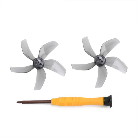1pair For DJI Neo RCSTQ Drone 5 Blade Paddle Quick Release Replacement Blade(Gray) - DIY Propeller by RCSTQ | Online Shopping UK | buy2fix