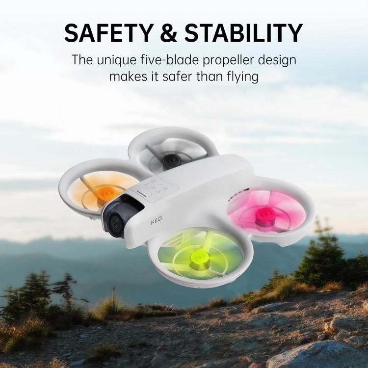 1pair For DJI Neo RCSTQ Drone 5 Blade Paddle Quick Release Replacement Blade(Orange) - DIY Propeller by RCSTQ | Online Shopping UK | buy2fix